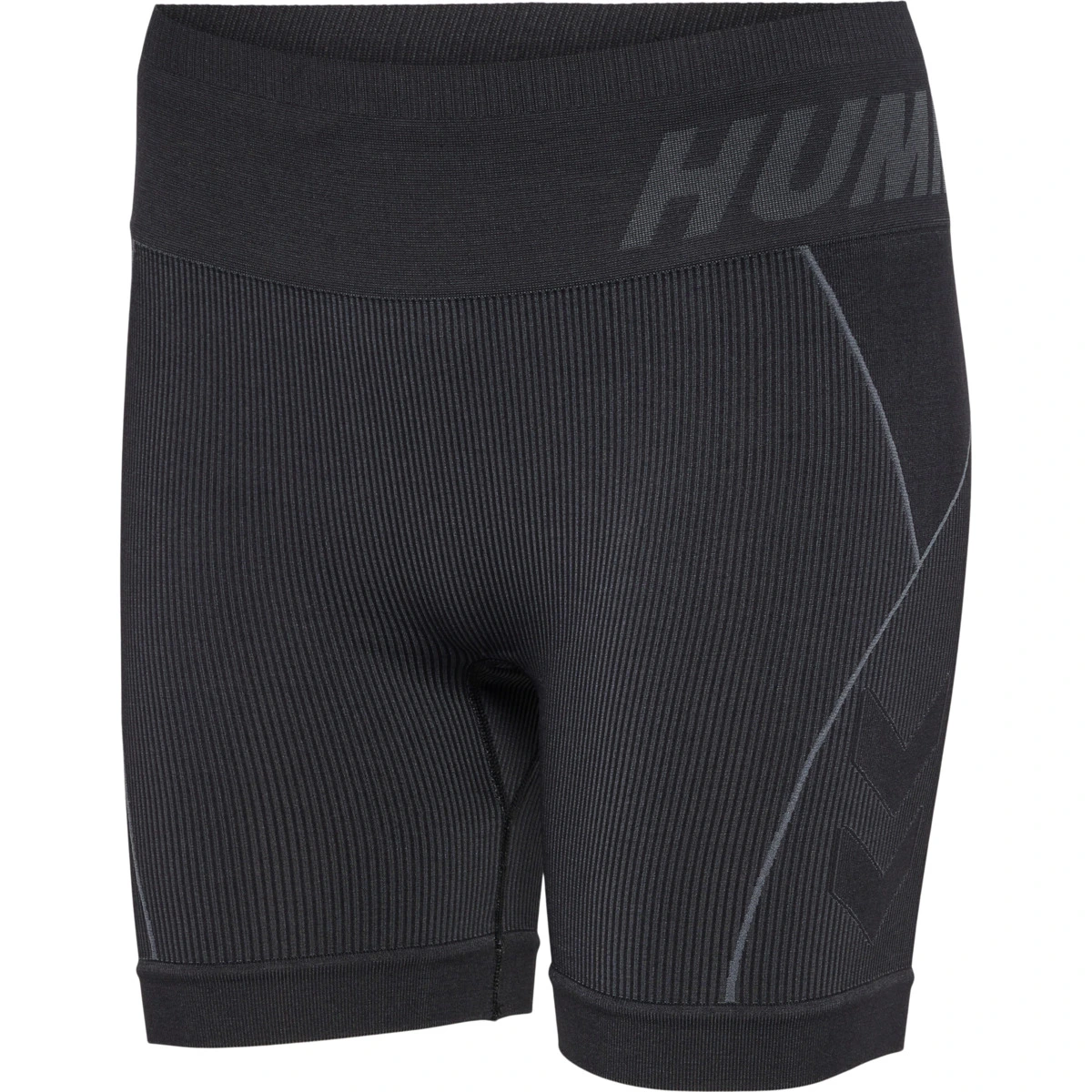 HUMMEL HUMMEL_Damen_Tight_hmlTE_CHRISTEL_SEAMLESS_SHORTS 213755 1038 BLACK/ASPHALT MELANGE