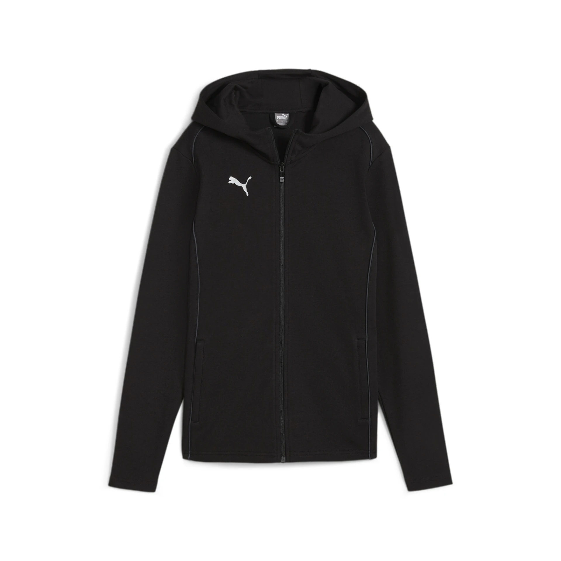 PUMA teamFINAL_Casuals_Hooded_Jkt_Wmn 658531 003 PUMA Black-PUMA Silver