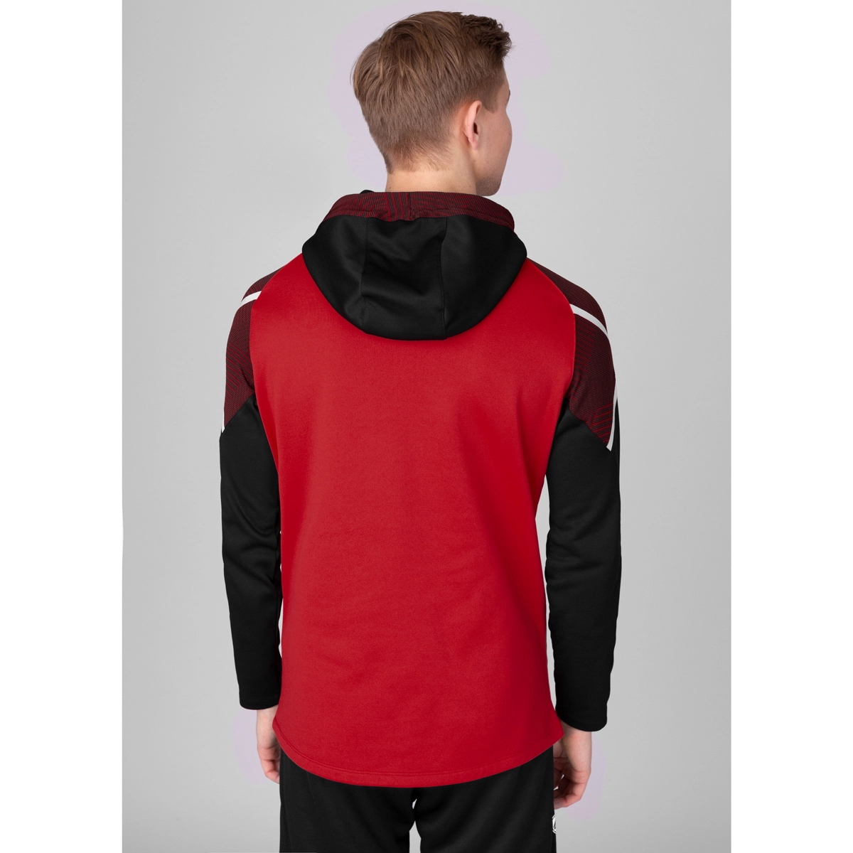 JAKO Kapuzensweat_Performance 6722D 101 rot/schwarz