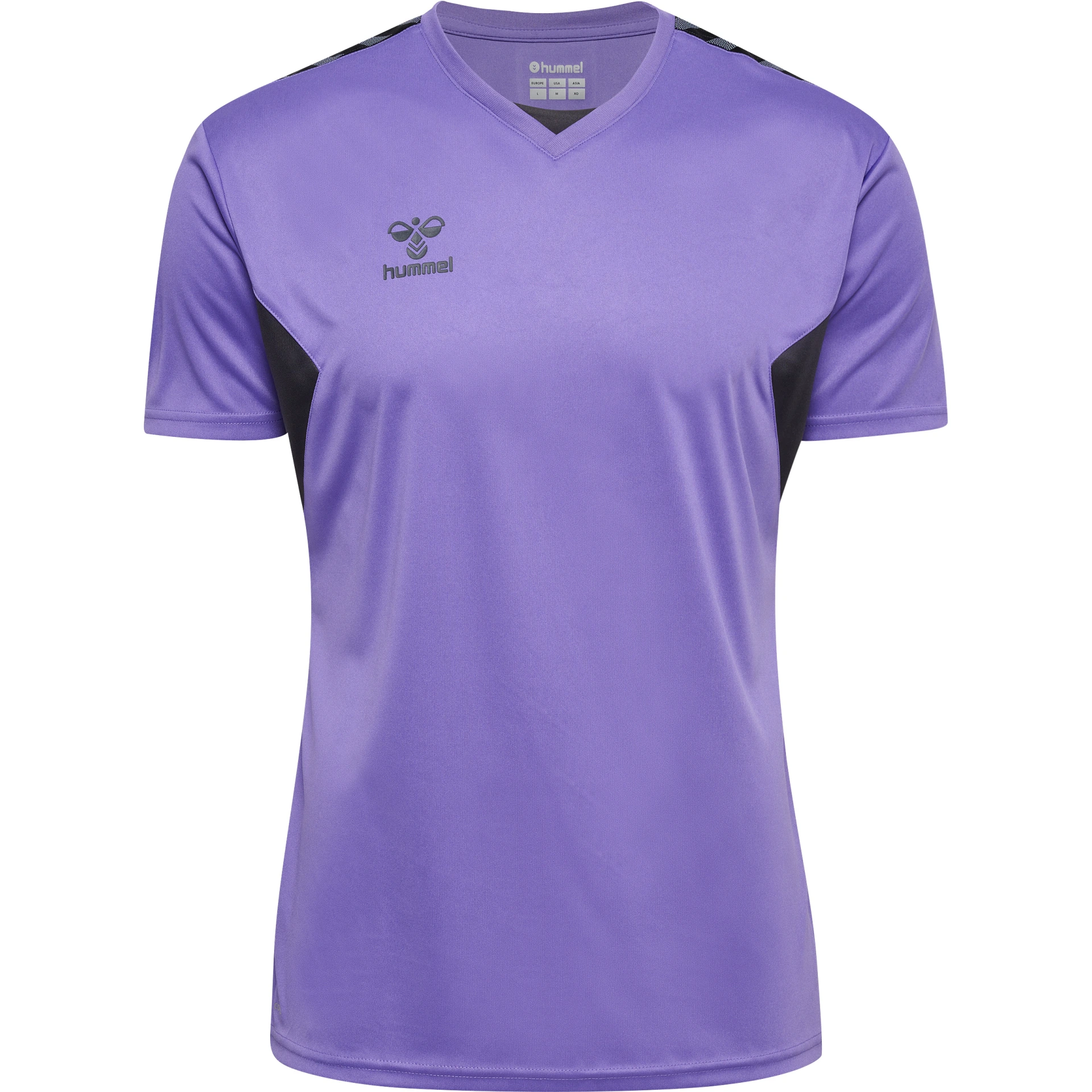 HUMMEL hmlAUTHENTIC_PL_JERSEY_S_S 219964 3766 DAHLIA PURPLE/ASPHALT