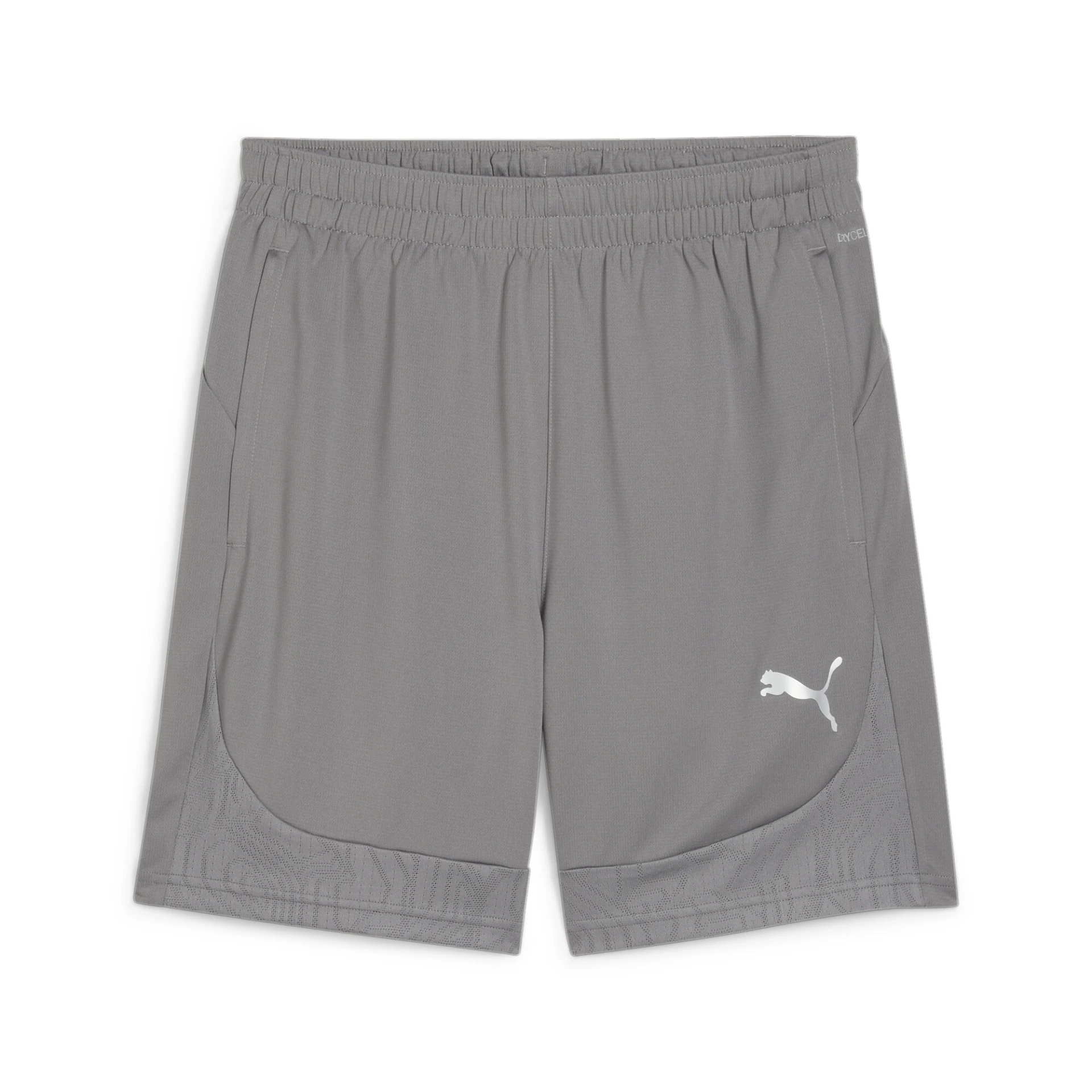 PUMA teamFINAL_Training_Shorts 658566 013 Cast Iron-PUMA Silver