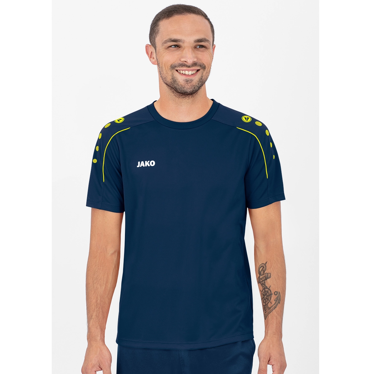 JAKO Kinder_T_Shirt_Classico 6150K 42 nightblue/citro