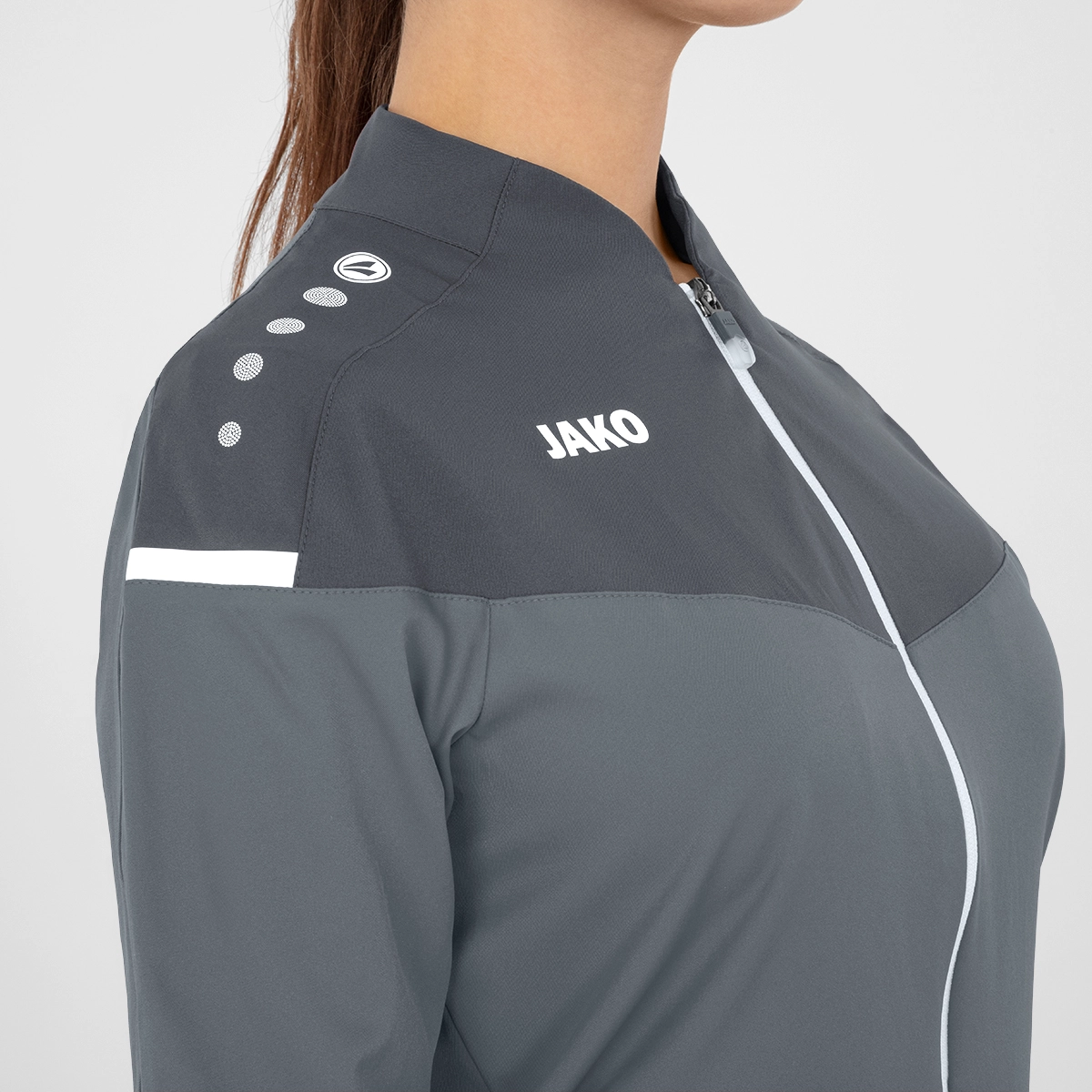 JAKO Herren_Praesentationsjacke_Champ_20 9820 40 steingrau/anthra light