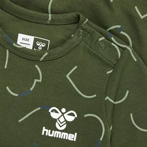 HUMMEL Kinder_Body_hmlOBI_BODY_L_S 221122 6453 OLIVE NIGHT