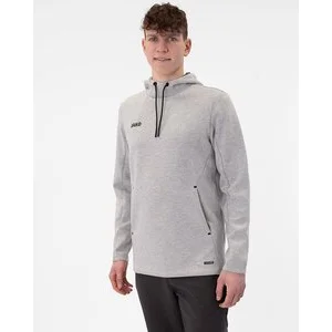 JAKO Herren_Kapuzensweat_Premium_Basics A4T023HR6729 40 hellgrau meliert