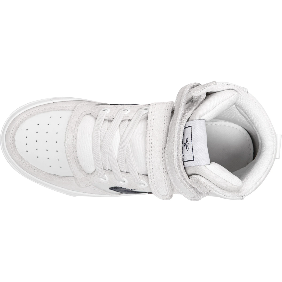 HUMMEL SLIMMER_STADIL_LEATHER_HIGH_JR 204494 9001 WHITE