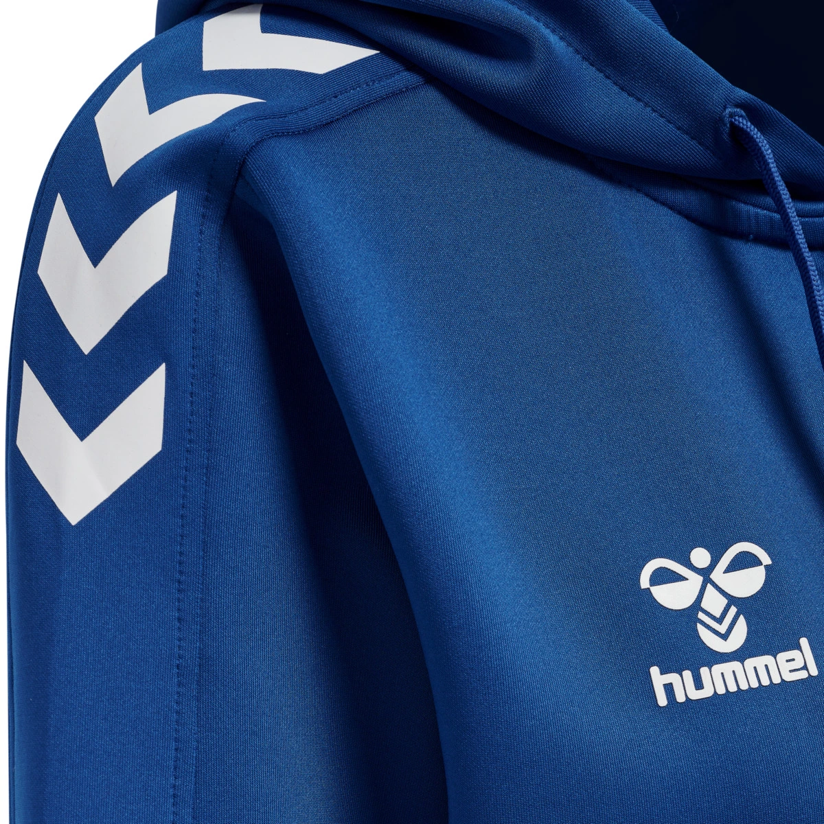 HUMMEL HUMMEL_Female_hmlCORE_XK_POLY_ZIP_HOOD_SWEAT_WOMAN 212650 7045 TRUE BLUE
