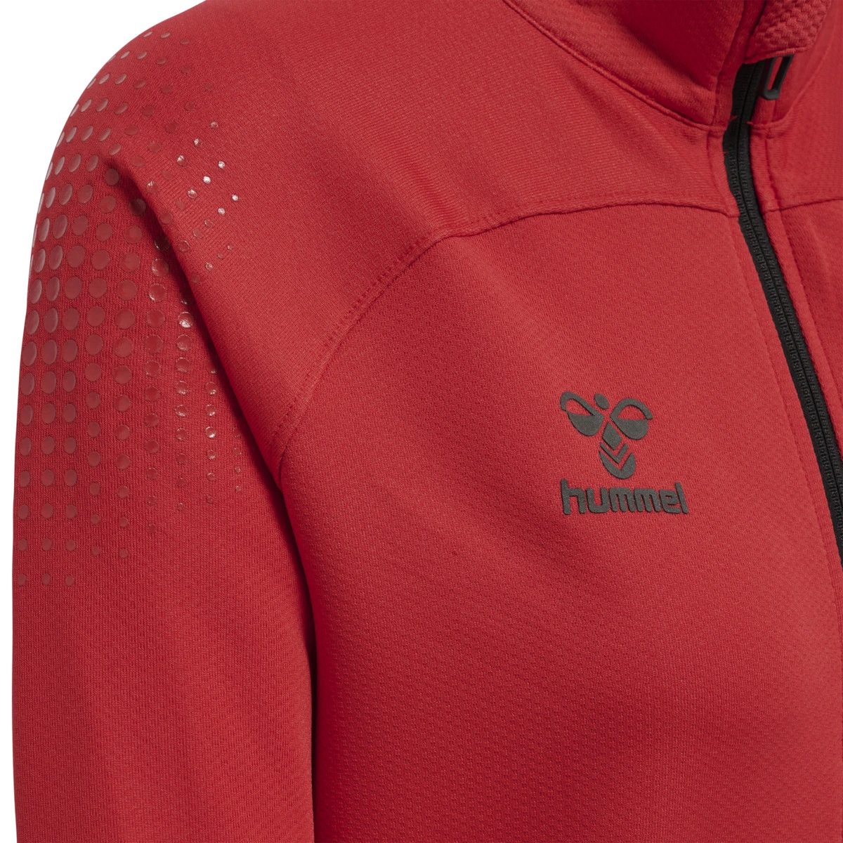 HUMMEL HUMMEL_Damen_Sweatshirt_hml_LEAD_WOMEN_POLY_ZIP 211854 3062 TRUE RED