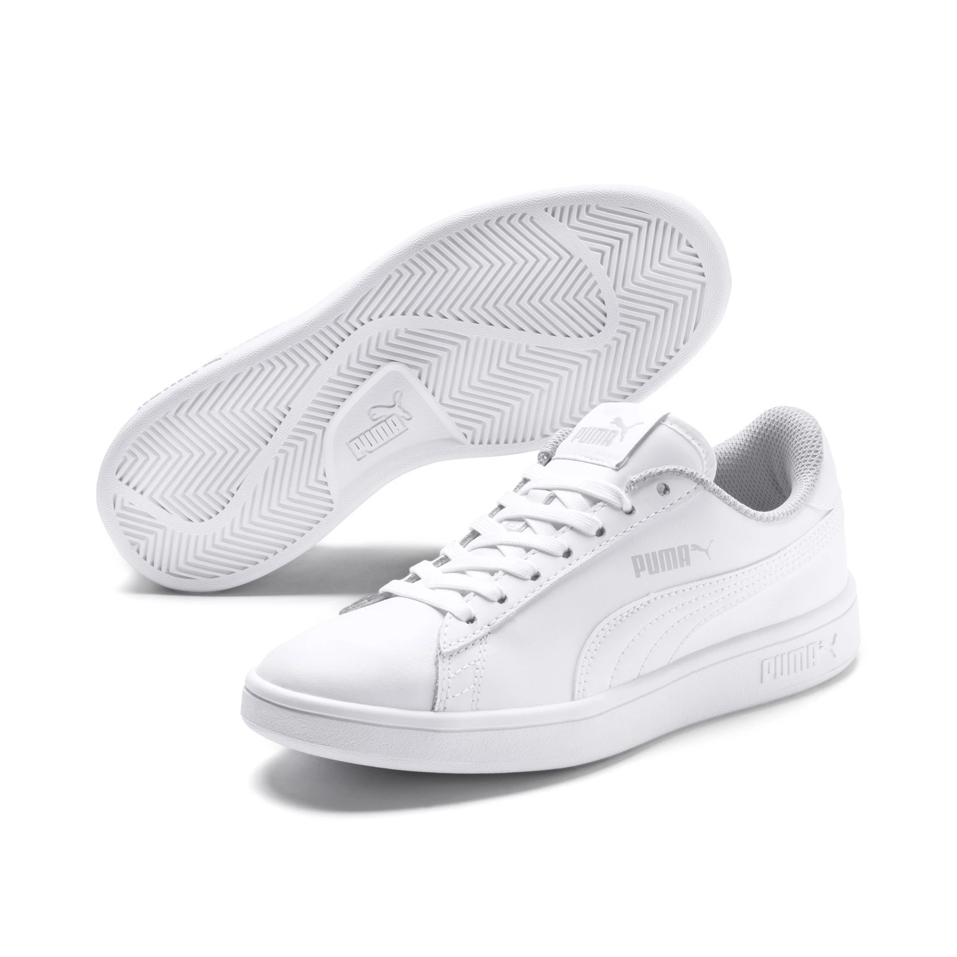 PUMA Kinder_Freizeitschuhe_Puma_Smash_v2_L 365170 002 PUMA WHITE-PUMA WHITE