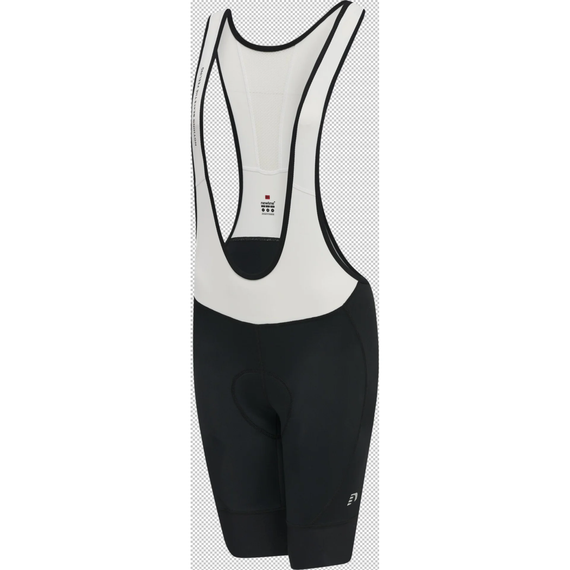 NEWLINE Damen_Latzhose_WOMENS_CORE_BIKE_PANEL_BIB_SHORTS 500128 2114 BLACK/WHITE