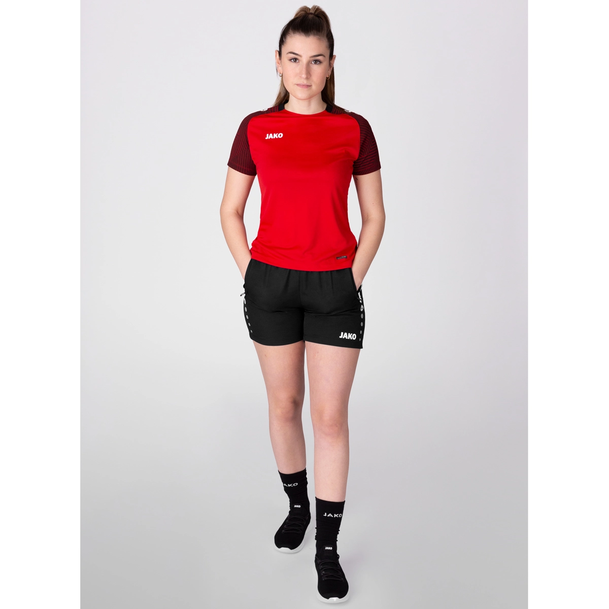 JAKO T_Shirt_Performance 6122D 101 rot/schwarz