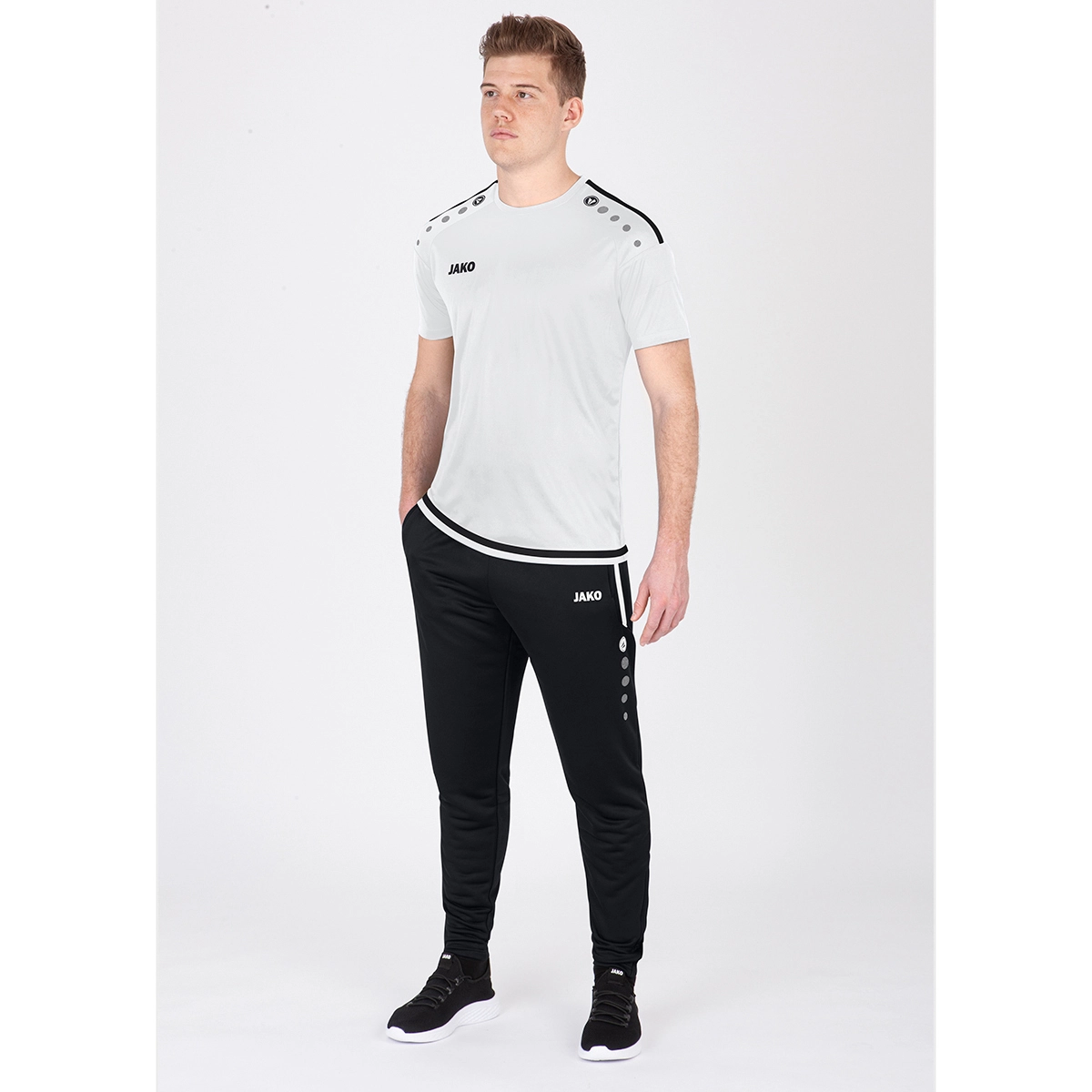 JAKO Fussball___Teamsport_Textil___Hosen_Active_Trainingshose 8495 08 schwarz/weiß
