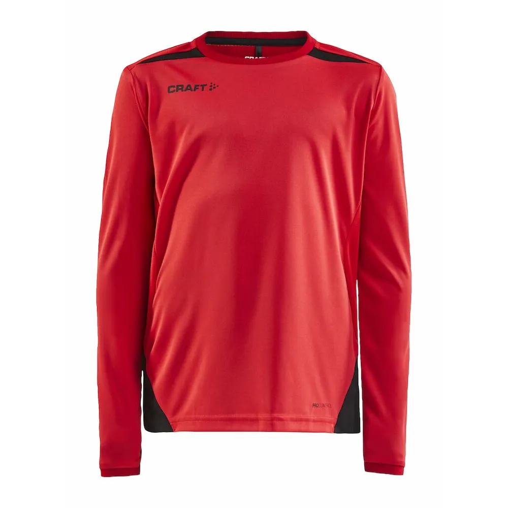 CRAFT Pro_Control_Impact_LS_Tee_Jr 1908233 430999 BRIGHT RED-BLACK