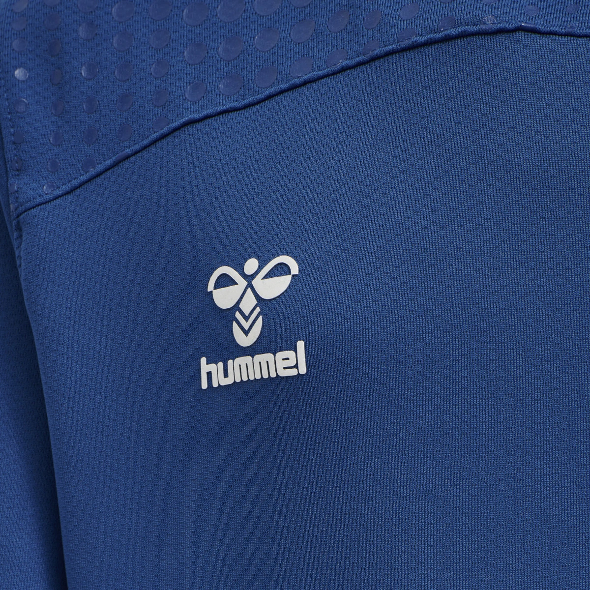 HUMMEL Kinder_Kapuzensweat_hmlLEAD_POLY_HOODIE 207410 7045 TRUE BLUE