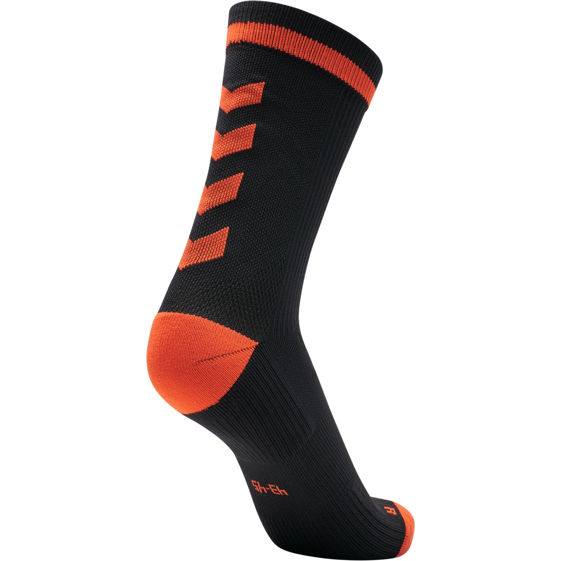 HUMMEL ELITE_INDOOR_SOCK_LOW_PA 211149 2345 BLACK/FIESTA