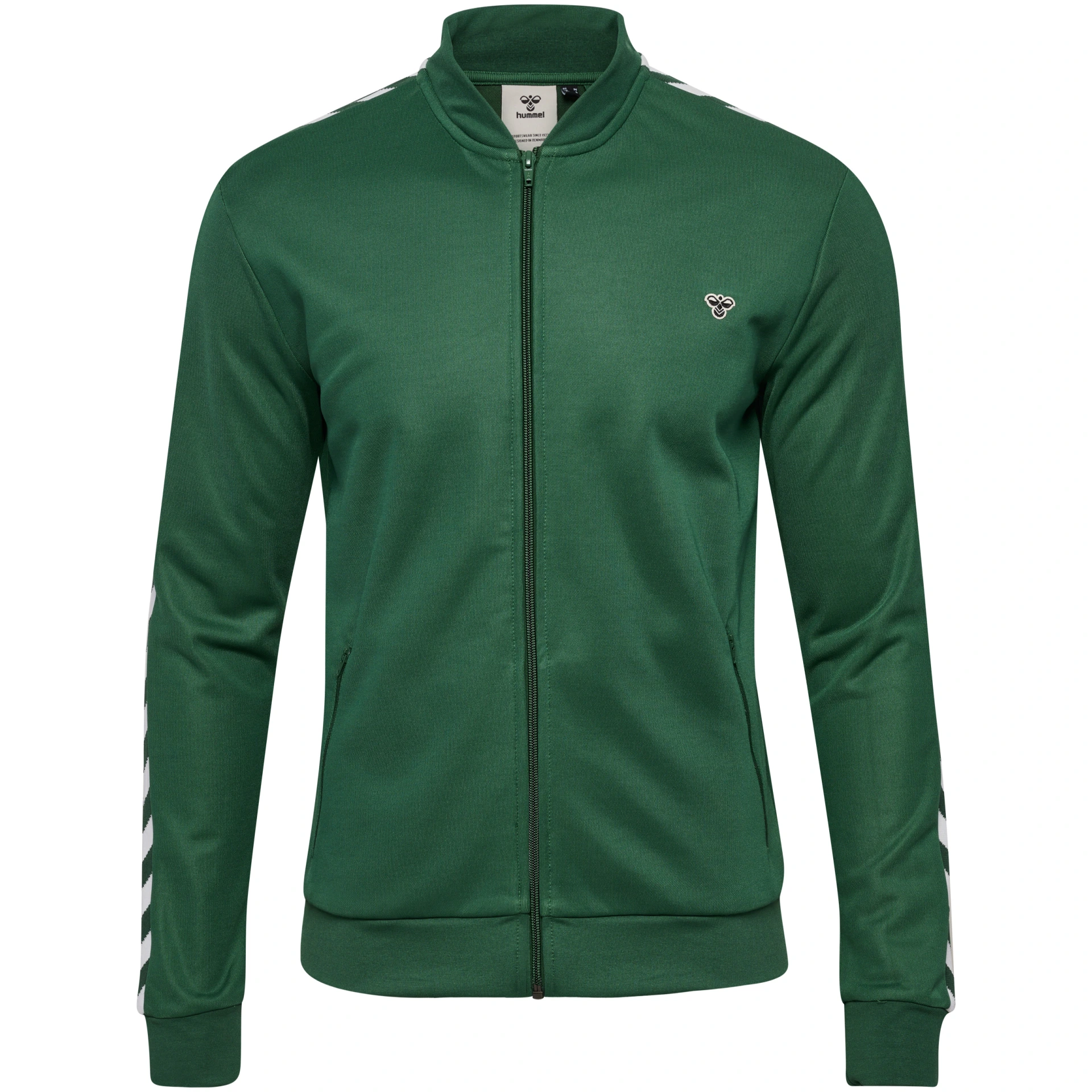 HUMMEL hmlARCHIVE_REGULAR_POLY_ZIP_JACKET 225251 6195 DARK GREEN