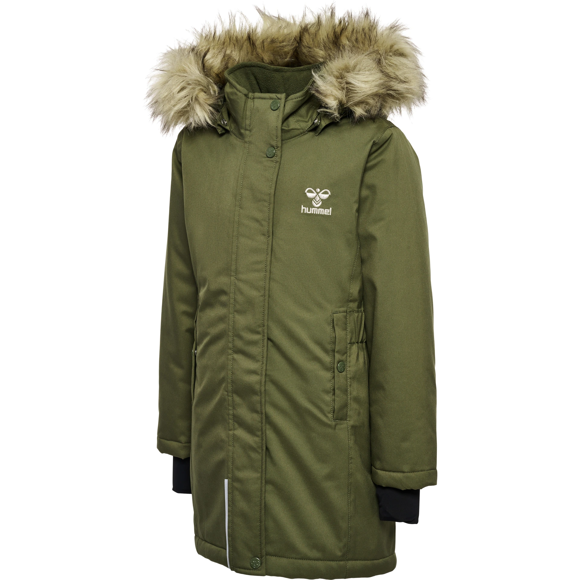 HUMMEL hmlALMA_TEX_COAT___OLIVE_NIGHT___140 220595 6453 OLIVE NIGHT