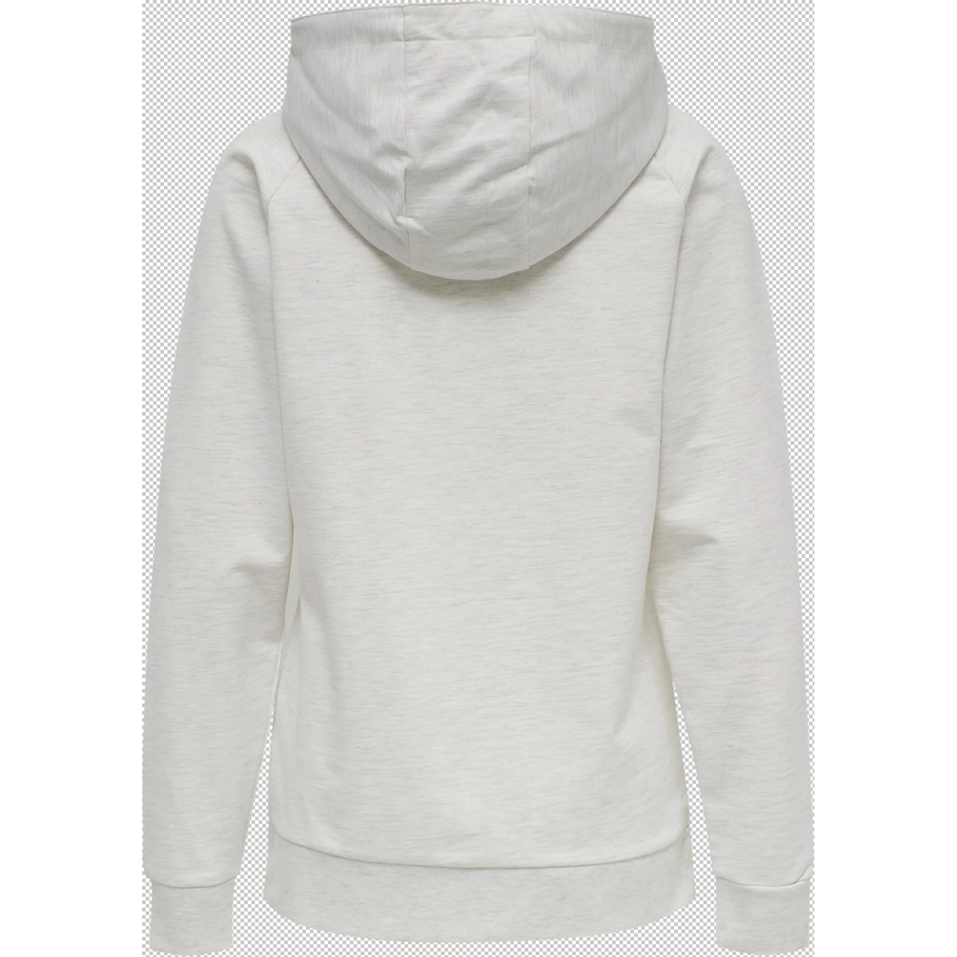 HUMMEL Damen_Kapuzensweat_HMLGO_COTTON_LOGO_HOODIE_WOMAN 203517 9158 EGRET MELANGE