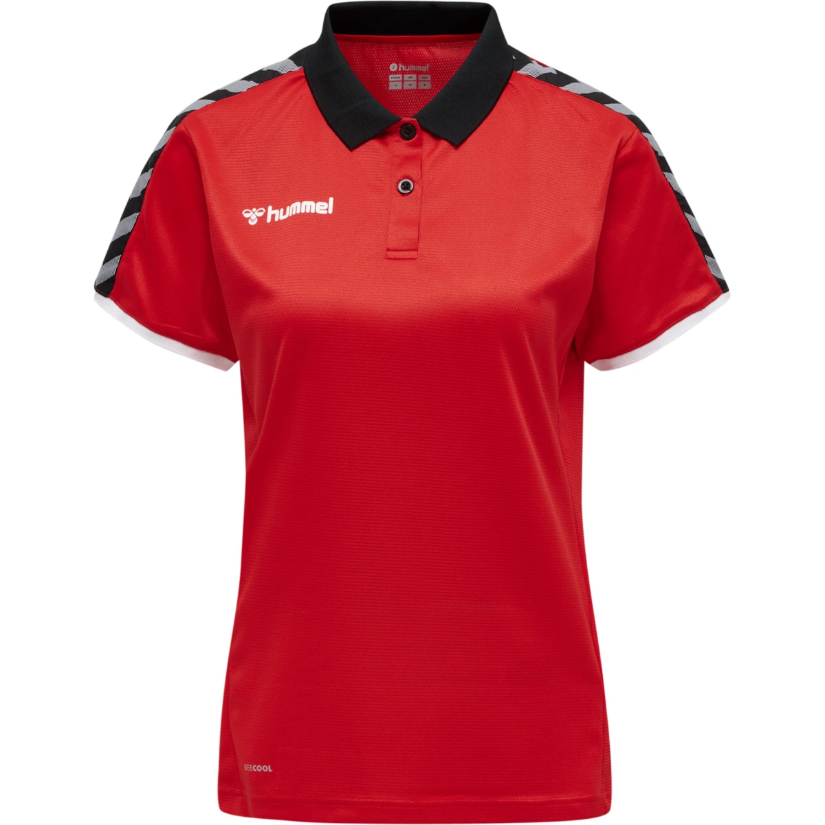 HUMMEL Damen_Polo_AUTHENTIC_FUNCTIONAL 205384 3062 TRUE RED