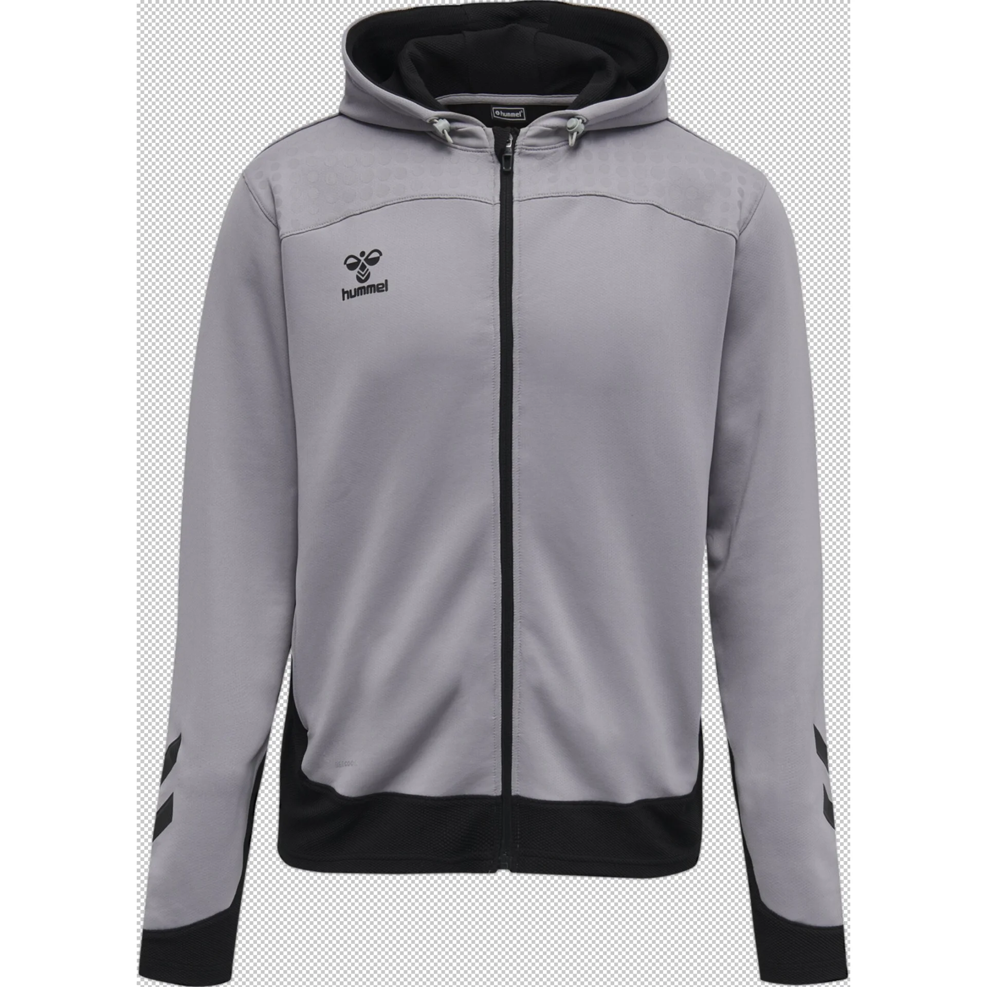HUMMEL HUMMEL_Herren_Kapuzensweat_LEAD_ZIP_POLY_HOODIE 207411 2006 GREY MELANGE