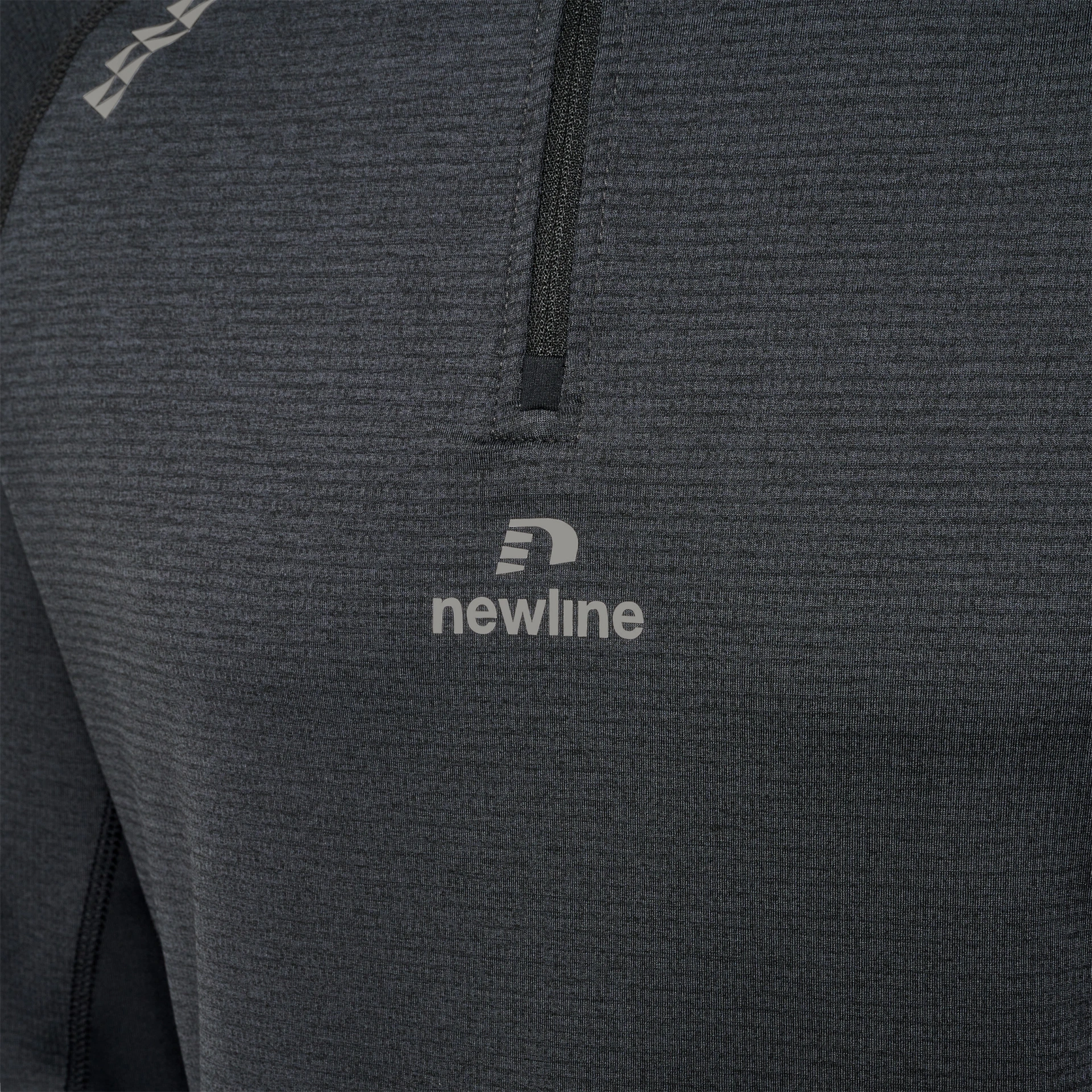 NEWLINE nwlMESA_1_2_ZIP_L_S_MEN___BLACK_MELANGE___XL 510305 2508 BLACK MELANGE