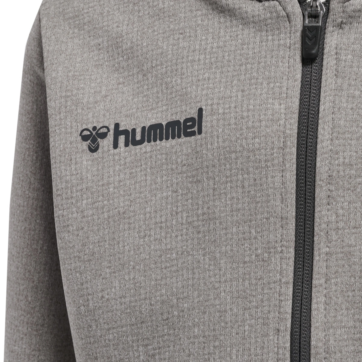 HUMMEL Fussball___Teamsport_Textil___Jacken_Authentic_Poly_Kapuzenjacke_Kids 204938 2006 GREY MELANGE