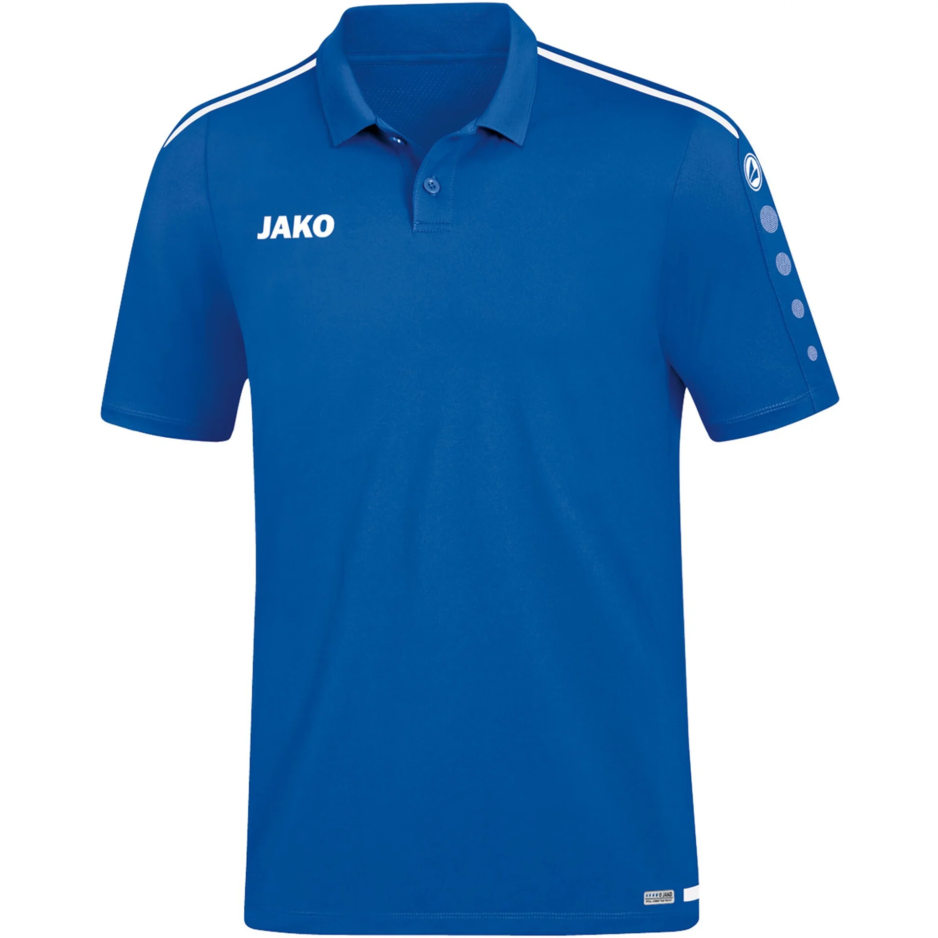 JAKO Fussball___Teamsport_Textil___Poloshirts_Striker_20_Poloshirt 6319 04 royal/weiß