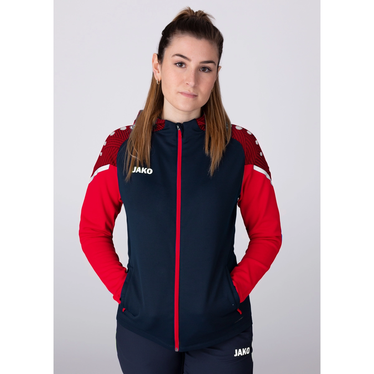 JAKO Kapuzenjacke_Performance 6822K 909 marine/rot