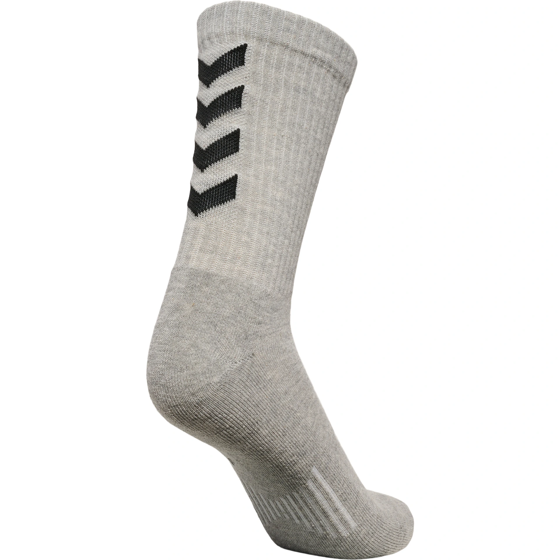 HUMMEL FUNDAMENTAL_3_PACK_SOCK___GREY_MELANGE___8 22140 2006 GREY MELANGE