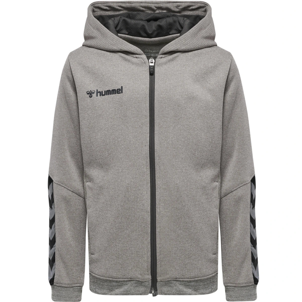 HUMMEL Fussball___Teamsport_Textil___Jacken_Authentic_Poly_Kapuzenjacke_Kids 204938 2006 GREY MELANGE