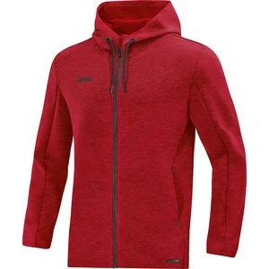 JAKO Herren_Kapuzenjacke_Premium_Basics A4T023HR6829 01 rot meliert