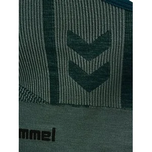 HUMMEL Damen_hmlCLEA_SEAMLESS_SPORTS_TOP 211937 6250 GREEN GABLES/GARDEN TOPIA