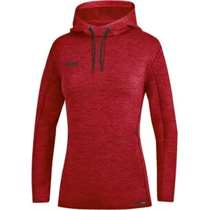 JAKO Damen_Kapuzensweat_Premium_Basics A4T023DA6729D 01 rot meliert