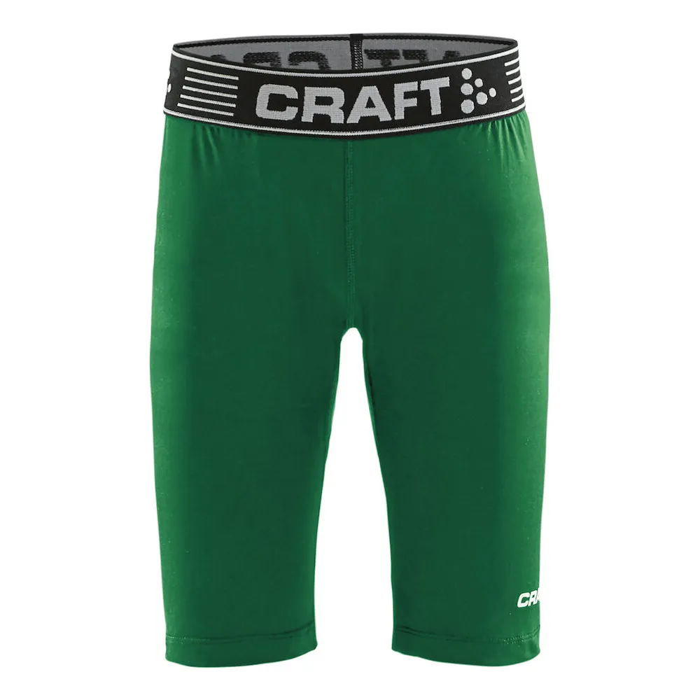 CRAFT Pro_Control_Compression_Short_Tights_Jr 1906862 651000 TEAM GREEN