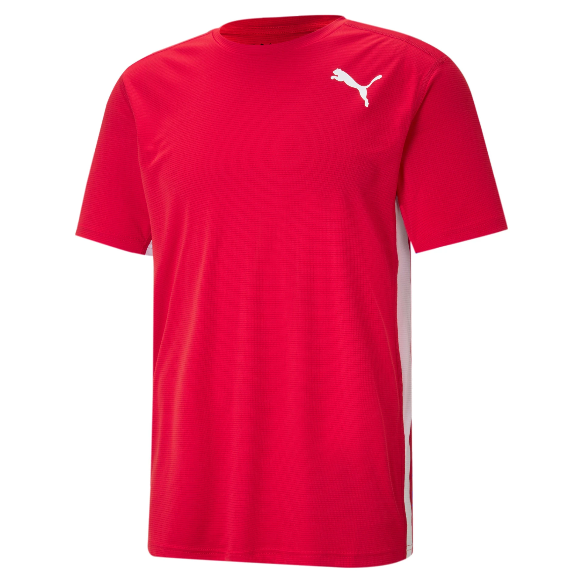 PUMA Herren_Shirt_Cross_the_Line_Tee_20 520349 005 PUMA RED-PUMA WHITE