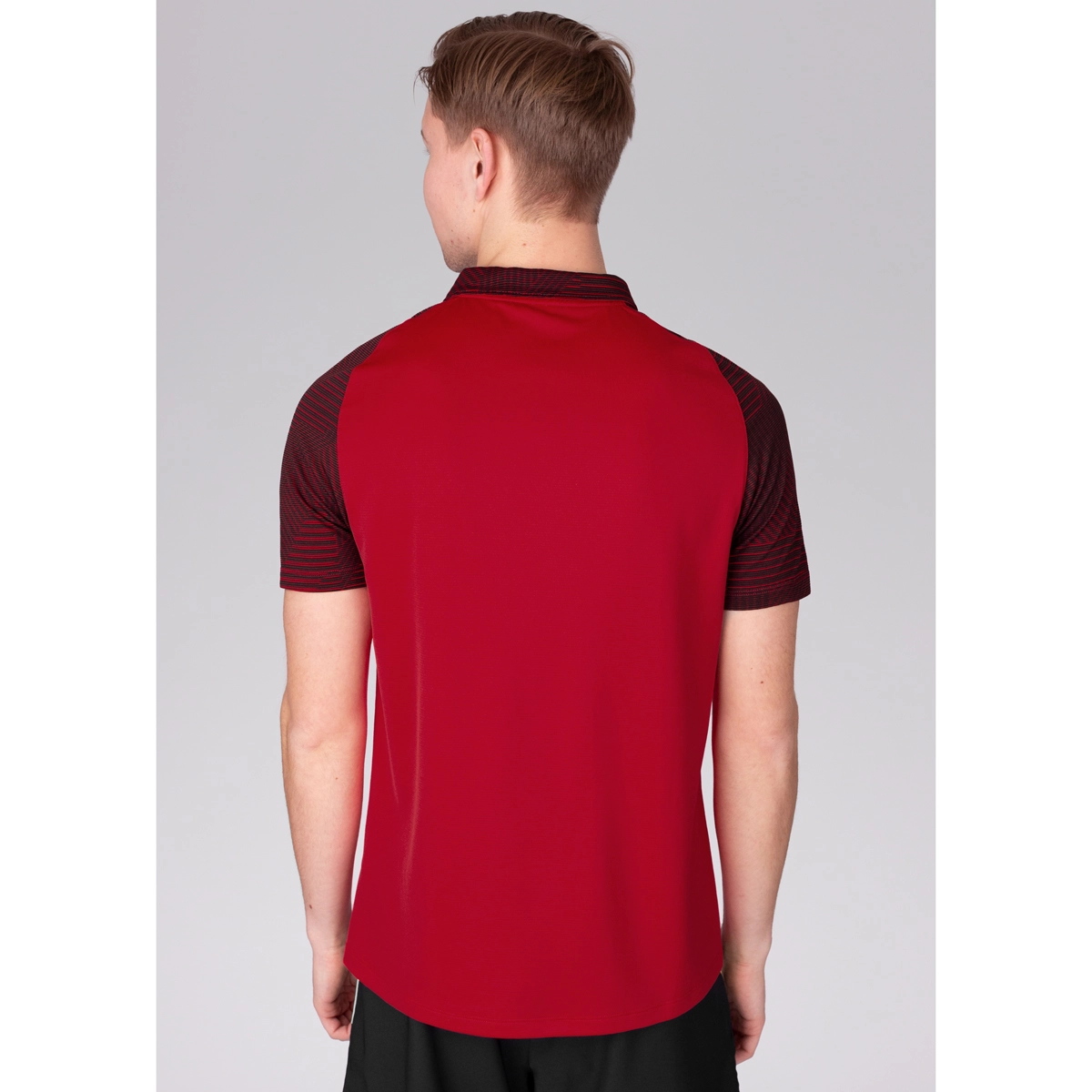 JAKO Polo_Performance 6322D 101 rot/schwarz