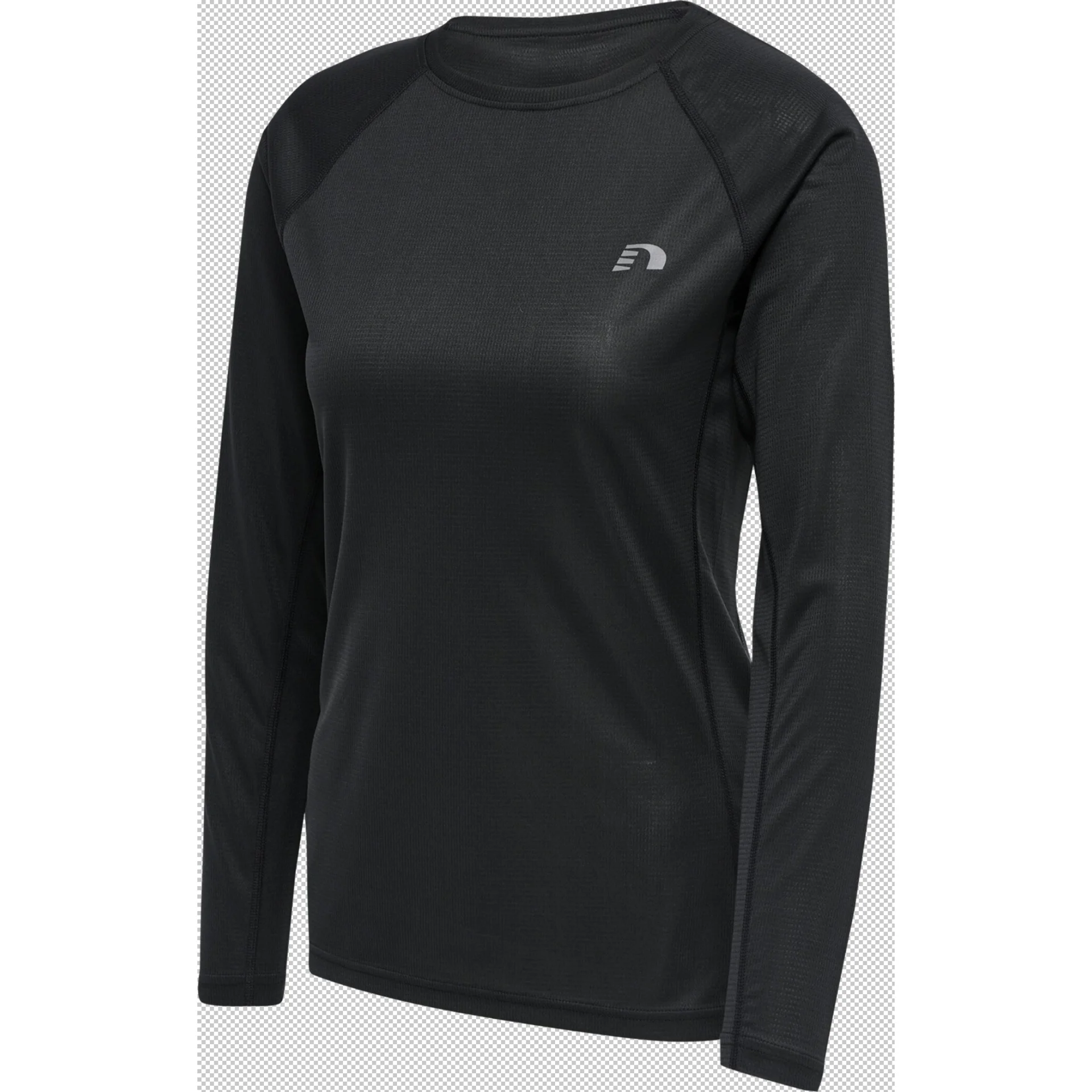 NEWLINE Damen_Shirt_WOMENS_CORE_RUNNING_T_SHIRT_L_S 500103 2001 BLACK