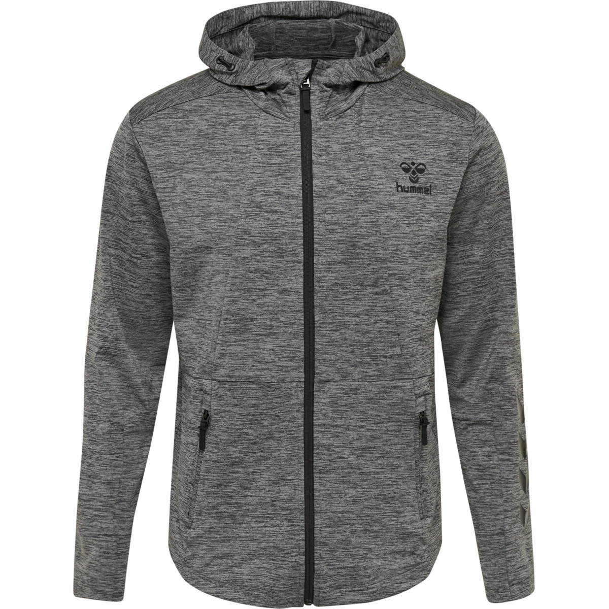 HUMMEL Herren_Unterjacke_hmlASTON_ZIP 206488 2007 DARK GREY MELANGE