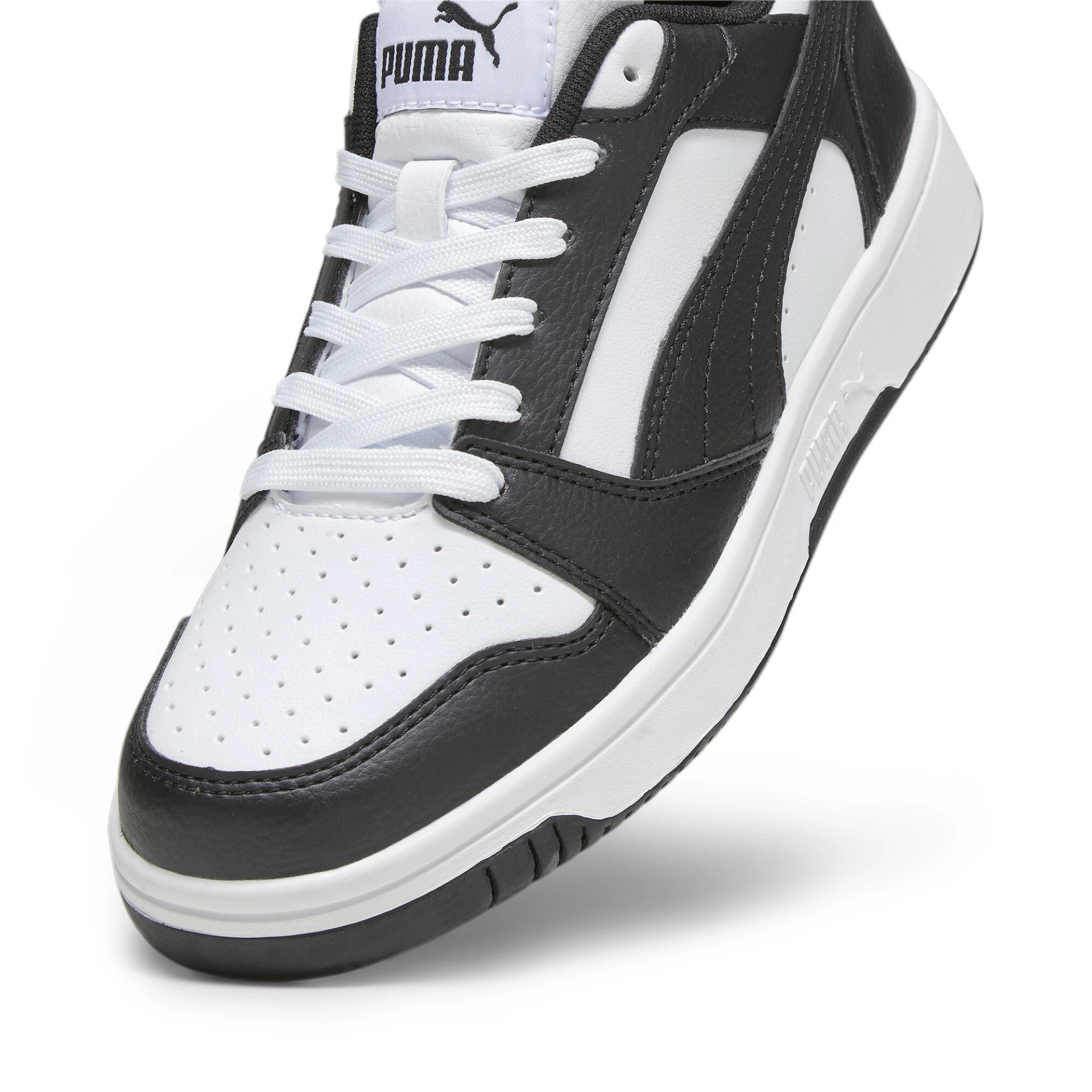 PUMA Puma_Rebound_V6_Lo_Jr 393833 004 PUMA White-For All Time Re