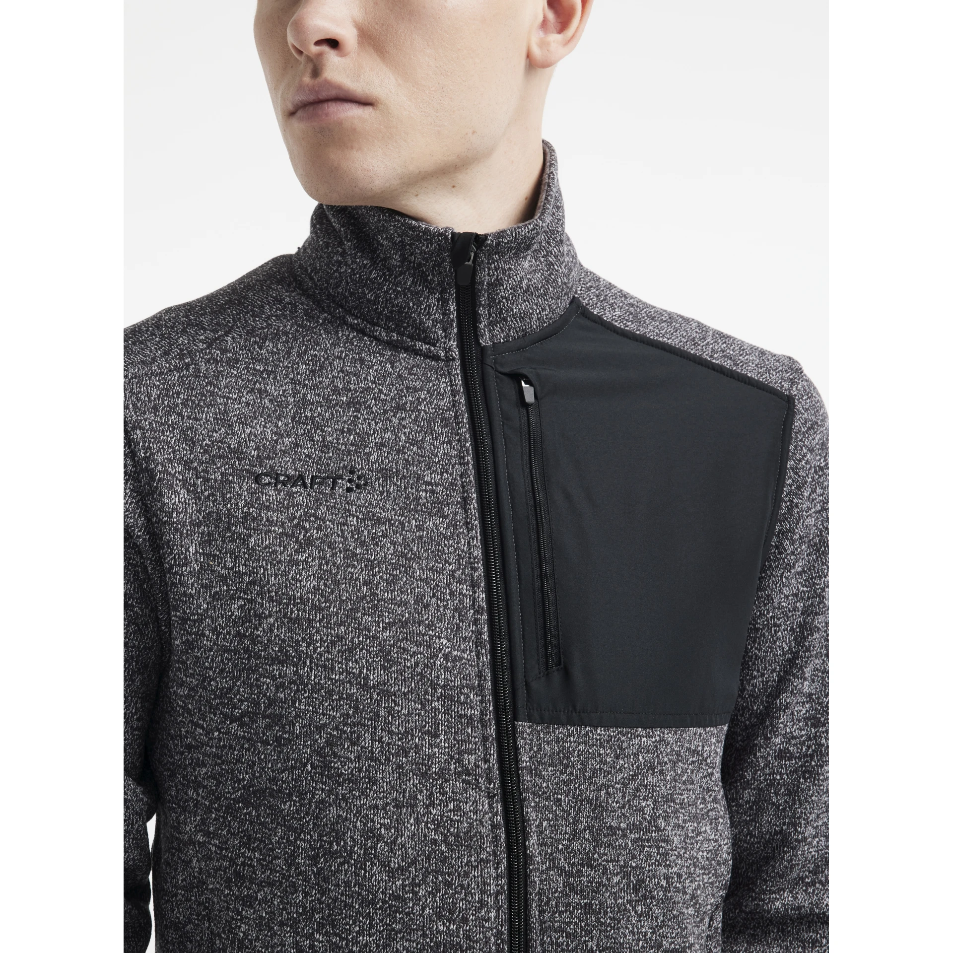 CRAFT ADV_Explore_Heavy_Fleece_Jacket_M 1912218 998000 BLACK MELANGE