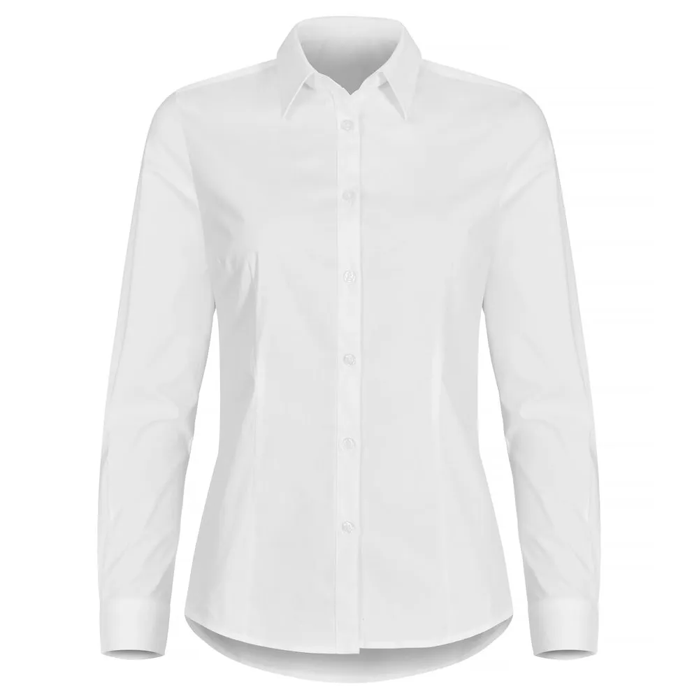 CLIQUE Stretch_Shirt_L_S_Women 027961 00 weiß