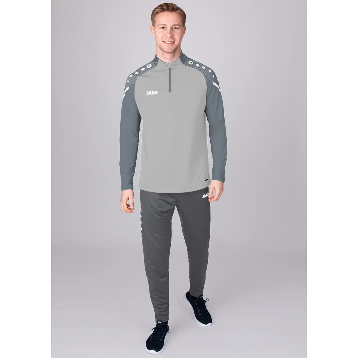 JAKO Ziptop_Performance 8622K 845 soft grey/steingrau
