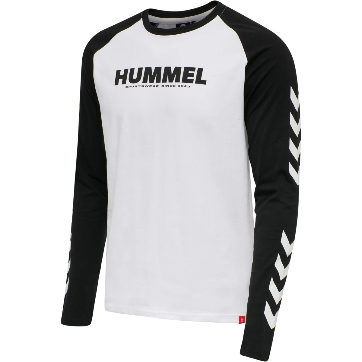 HUMMEL Herren_Shirt_hmlLEGACY_BLOCKED_T_SHIRT_L_S 212874 9001 WHITE