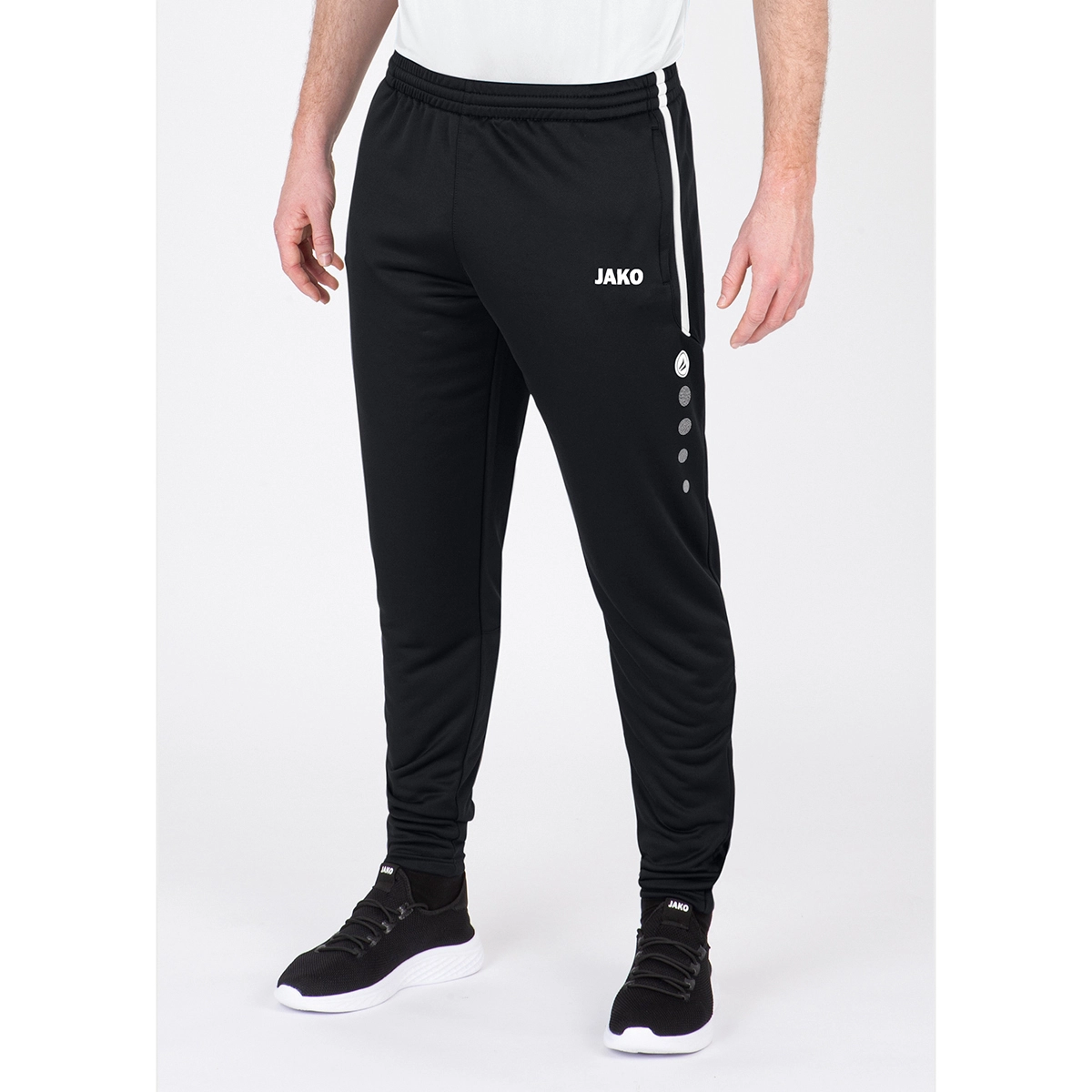 JAKO Fussball___Teamsport_Textil___Hosen_Active_Trainingshose 8495 08 schwarz/weiß