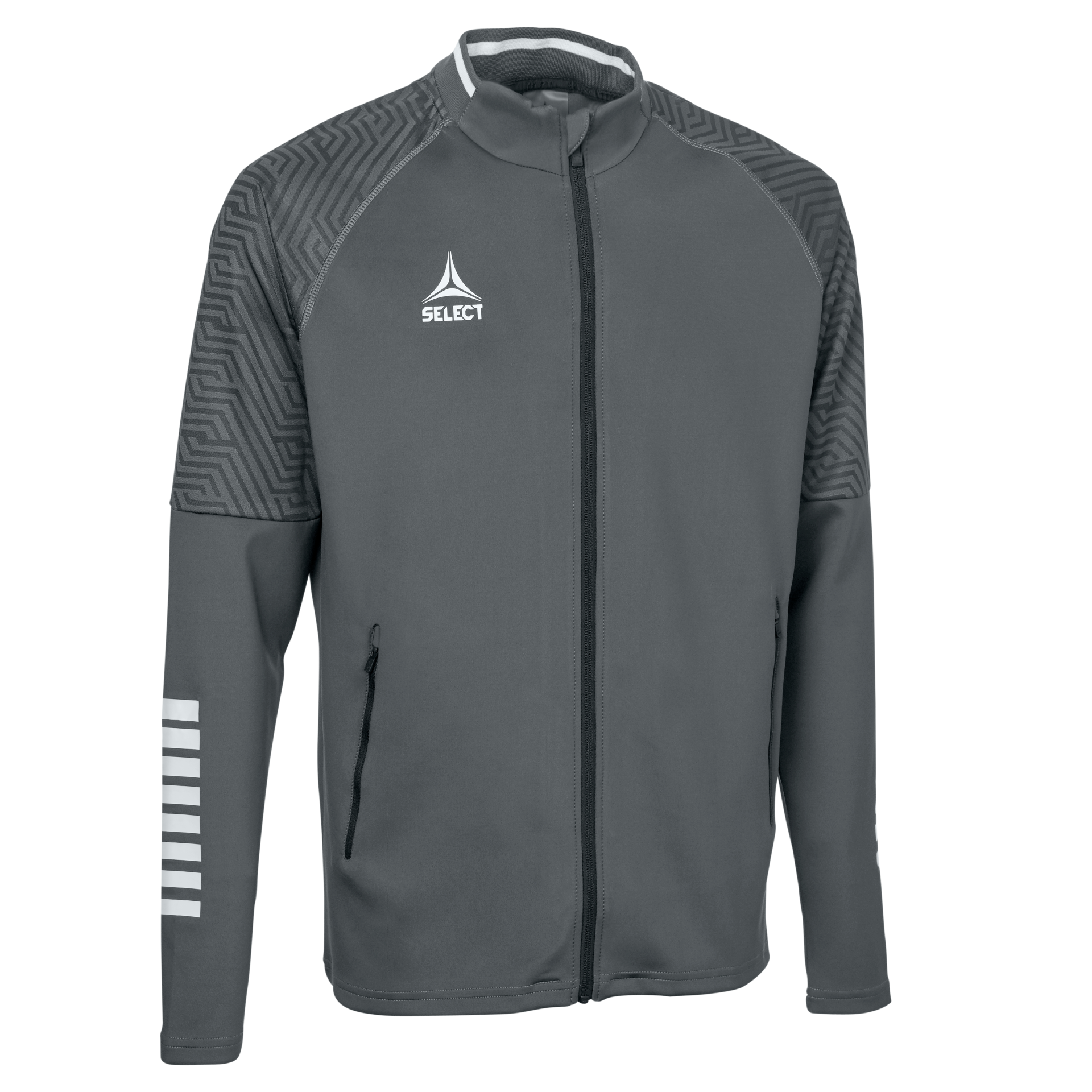SELECT Monaco_Trainingsjacke_v24 62077K 909 grau weiss