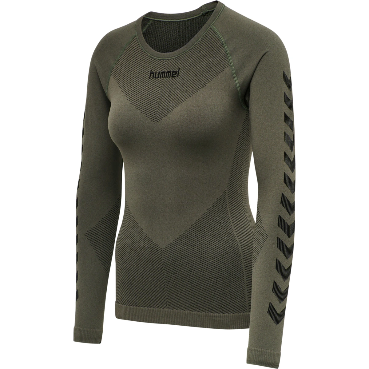 HUMMEL Damen_Hemd__FIRST_SEAMLESS_JERSEY_L_S_WOMAN 202645 6084 GRAPE LEAF