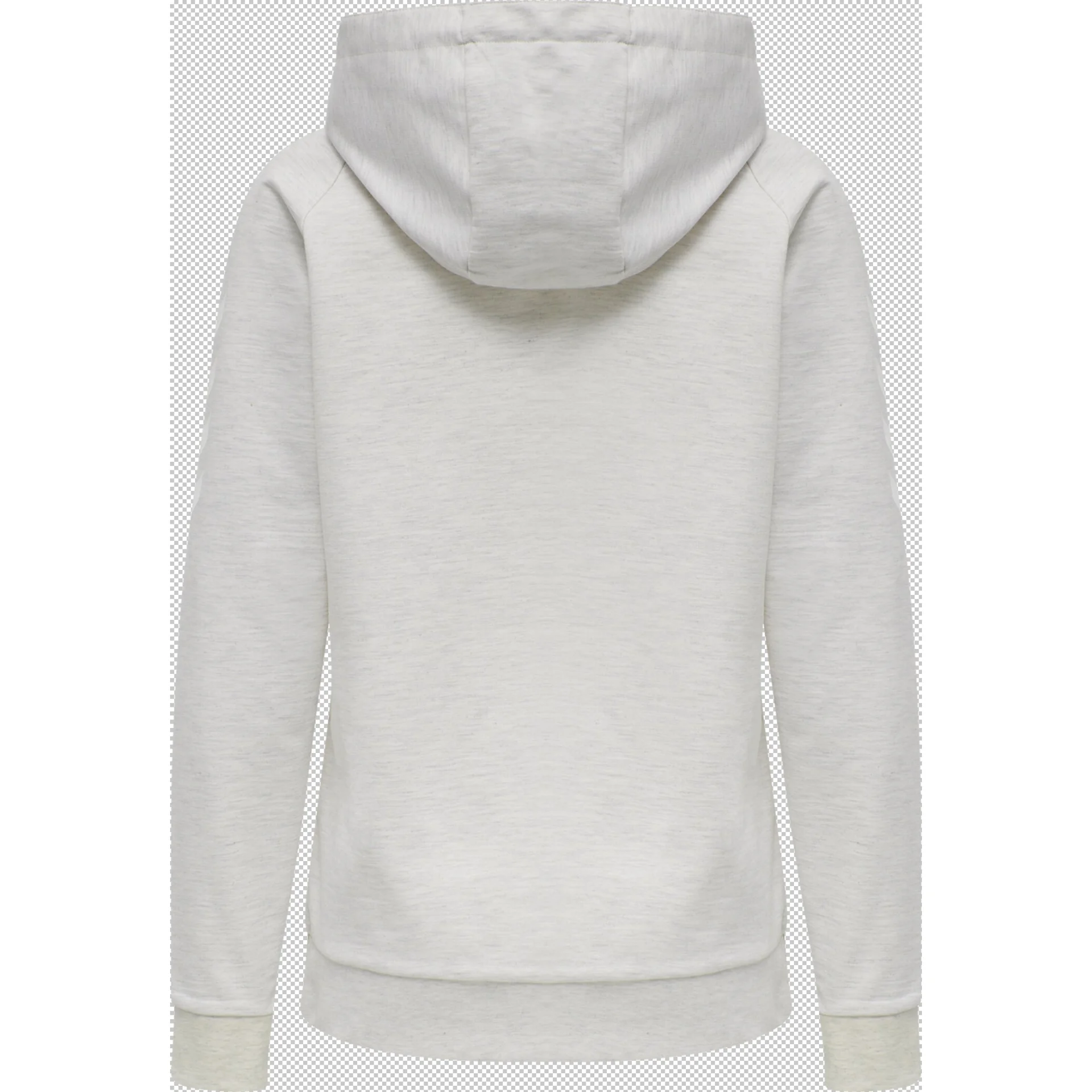 HUMMEL Damen_Kapuzensweat_GO 203510 9158 EGRET MELANGE