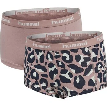 HUMMEL Kinder_Unterhose_hmlCAROLINA_HIPSTERS_2_PACK 214187 4849 WOODROSE/BLACK IRIS