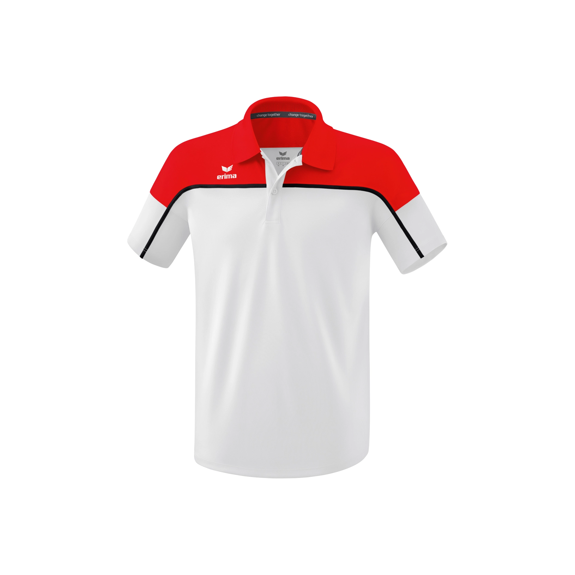 ERIMA CHANGE_by_erima_Poloshirt 1112306 011251 white/red/black
