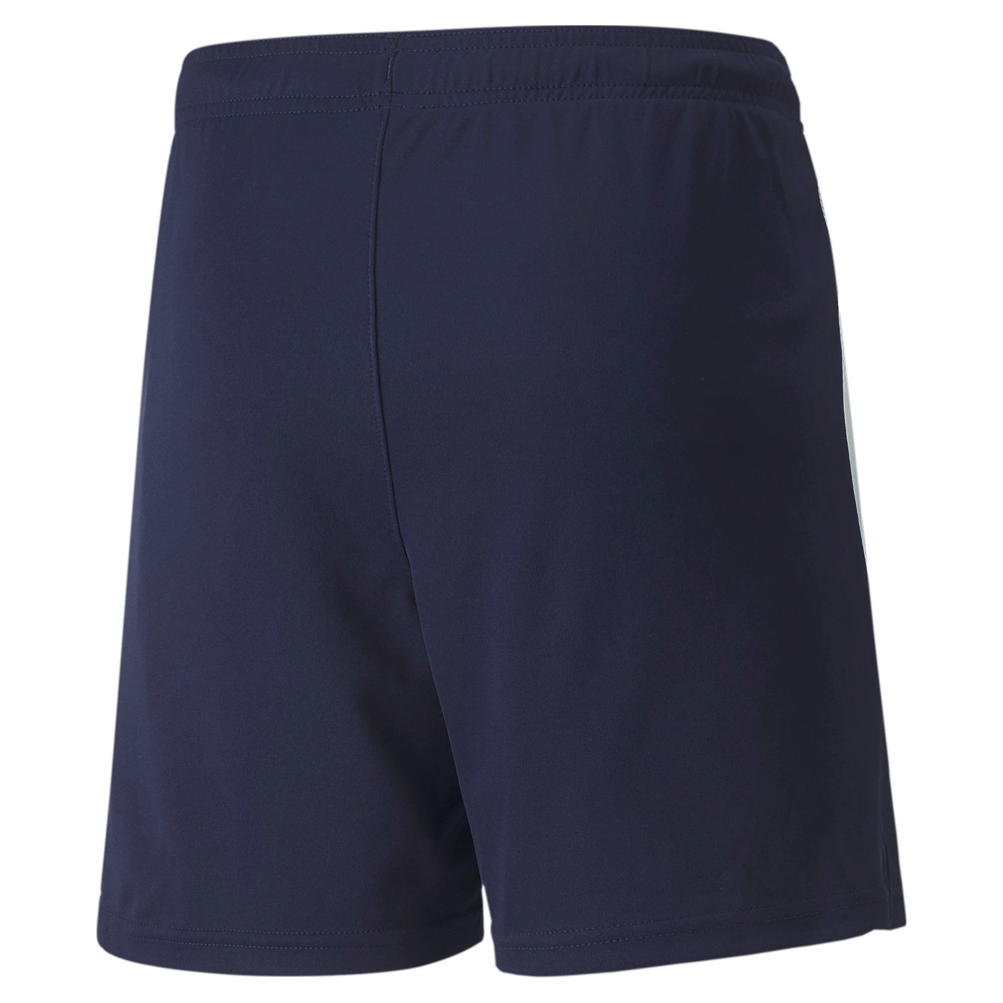 PUMA teamLIGA_Shorts_Jr 704931 006 PEACOAT-PUMA WHITE